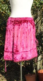 aparte Rok ,zijkanten om te rijgen, velours, mt. S/M en M/L, Kleding | Dames, Maat 38/40 (M), ., Zwart, Nieuw
