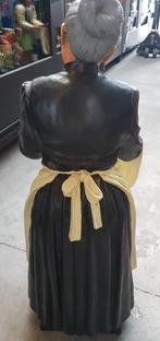 Oma / serveerster decoratie beeld 90 cm, Verzamelen, Beelden en Beeldjes, Ophalen, Zo goed als nieuw, Mens