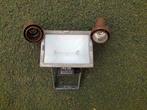 Set van 3 Lampen inclusief Breedstraler Halogeen 300 Watt, Gebruikt, Ophalen of Verzenden, 250 watt of meer, Spots