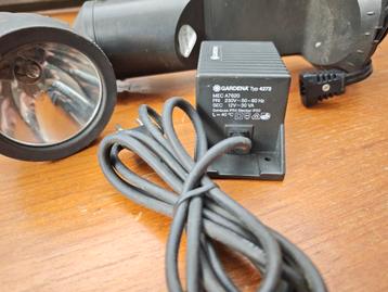 Gardena 12V adapter + grondspot  beschikbaar voor biedingen