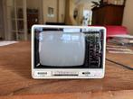 ZWART/WIT MINI-PORTABLE TV, Ophalen, Zo goed als nieuw, Minder dan 40 cm, Overige merken