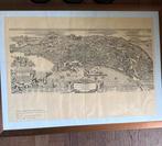 Oude gravure van Napels, 1748, Paolo Petrini, Italië, Kunstw, Antiek en Kunst, Ophalen of Verzenden