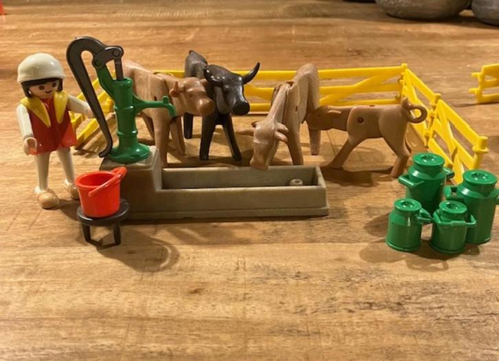 Playmobil Boerin met Koeien 3499, Kinderen en Baby's, Speelgoed | Playmobil, Gebruikt, Ophalen of Verzenden