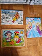 3 Houten puzzels, Ophalen of Verzenden, Minder dan 10 stukjes, Gebruikt, 6 maanden tot 2 jaar