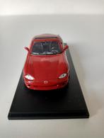 Rode Mazda MX-5 NA Modelauto - nieuw  inclusief display case, Ophalen of Verzenden, Nieuw, Auto, Overige merken