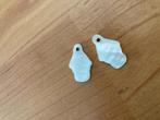 Parelmoer kleurige bedeltjes, Hobby en Vrije tijd, Kralen en Sieraden maken, Ophalen of Verzenden, Gebruikt, Bedel