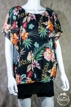 Ballon shirt met elastiek bloemen maat 42 t/m 48 nieuw, Kleding | Dames, T-shirts, Overige kleuren, Sasmode, Maat 42/44 (L), Nieuw