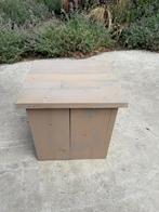 Tafeltje hout, Minder dan 55 cm, Gebruikt, Vierkant, Hout