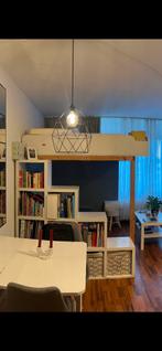 Loft bed (mattress not included), Huis en Inrichting, Ophalen, Hoogslaper, Tweepersoons, 140 cm