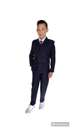 ** NIEUW **  kompleet 5-delig zwart kostuum. Maten 98 tm 152, Ophalen of Verzenden, Nieuw, Jongen, Overige typen