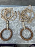 Brocante houten gymnastiek Ringen, Ophalen of Verzenden
