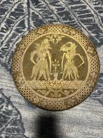 Geelkoperen Sirih-schaal uit Indonesië - 32 cm, Antiek en Kunst, Antiek | Wandborden en Tegels, Ophalen of Verzenden