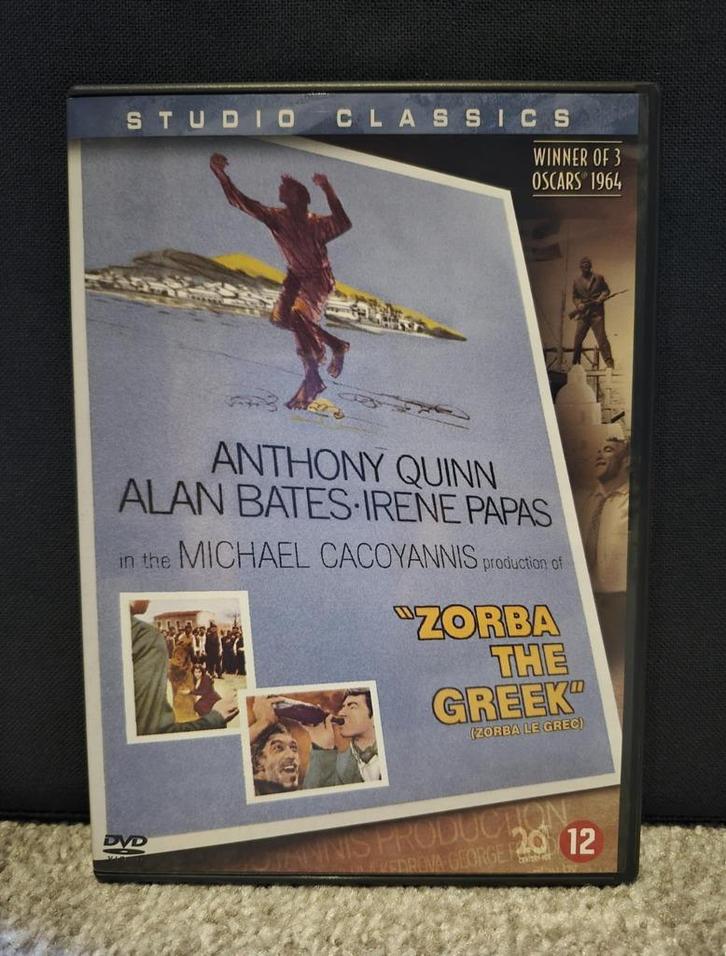 Zorba The Greek (anthony quinn / 1964), Cd's en Dvd's, Dvd's | Klassiekers, Zo goed als nieuw, Drama, 1960 tot 1980, Vanaf 12 jaar