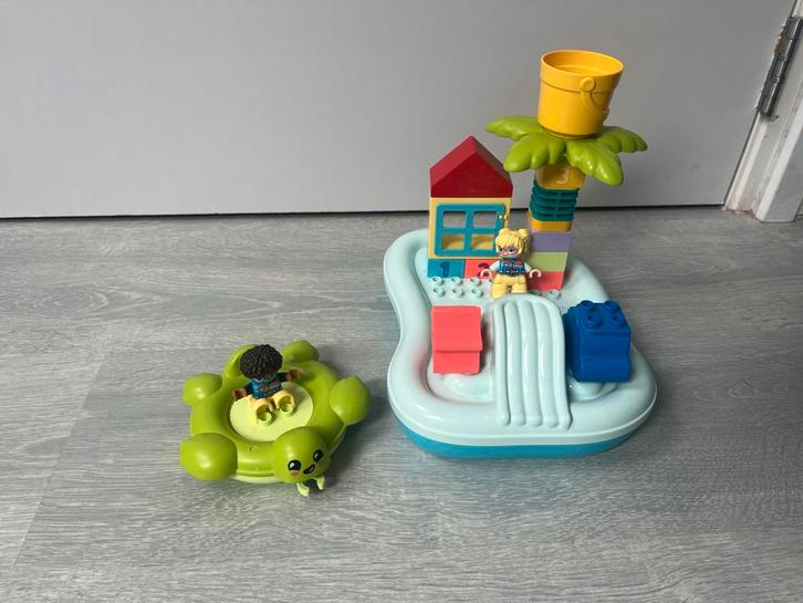 Duplo Waterpark & Schildpad 10989, Kinderen en Baby's, Speelgoed | Duplo en Lego, Zo goed als nieuw, Duplo, Complete set, Ophalen of Verzenden