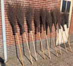 Berken rijsbezems met stok, Ophalen, Nieuw, Bezem