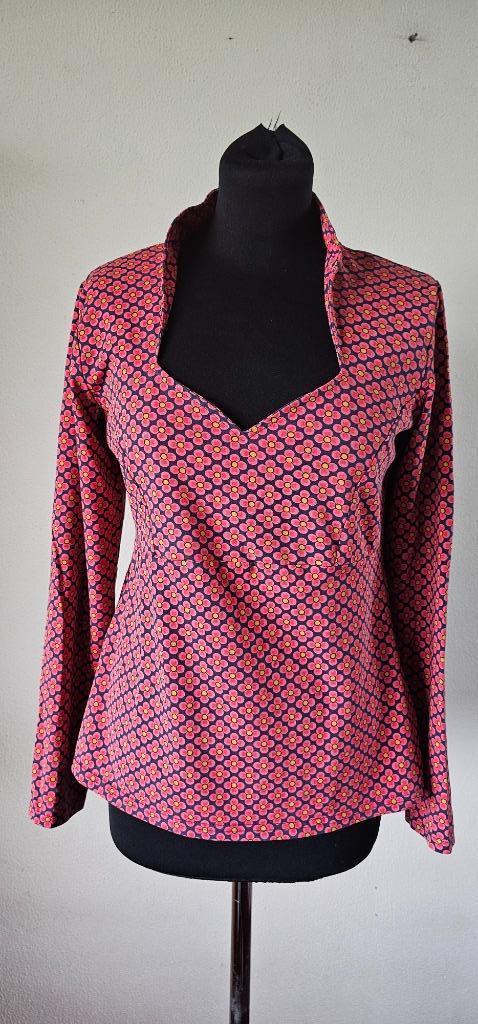 bruine rood top van Blutsgeschwister maat xl (17425), Kleding | Dames, Tops, Zo goed als nieuw, Overige kleuren, Lange mouw, Verzenden