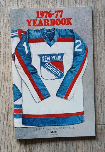New York Rangers yearbook 1976-77 beschikbaar voor biedingen