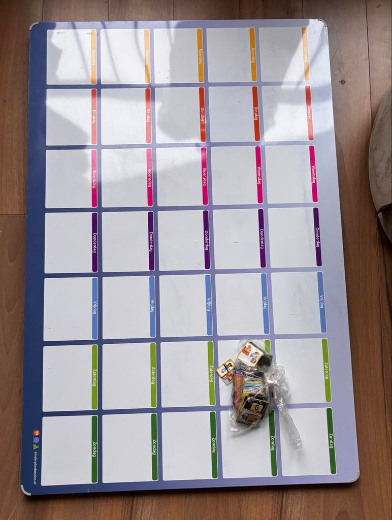 Kinderplanbord XL incl. magneten, Kinderen en Baby's, Ophalen of Verzenden, Gebruikt, Wanddecoratie