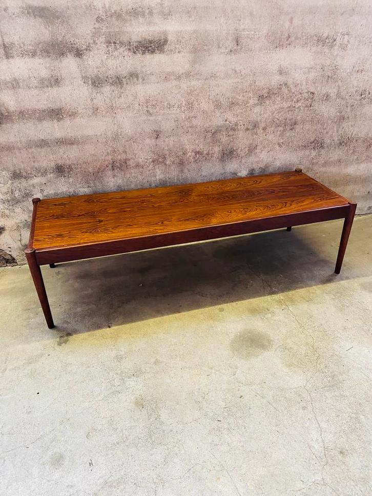 Rosewood Mid Century salontafel van 140 cm, Huis en Inrichting, Tafels | Salontafels, Gebruikt, Minder dan 50 cm, 50 tot 100 cm