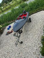 Speedboot met 6 pk motor en botentrailer, Watersport en Boten, Accessoires en Onderhoud, Ophalen of Verzenden, Zo goed als nieuw