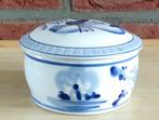 potje delftblauw handpainted, volgnr 68, Antiek en Kunst, Antiek | Keramiek en Aardewerk, Ophalen of Verzenden