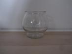 Ronde glazen vissenkom hoogte 20cm diameter bovenrand 17cm, Dieren en Toebehoren, Vissen | Aquaria en Toebehoren, Ophalen of Verzenden