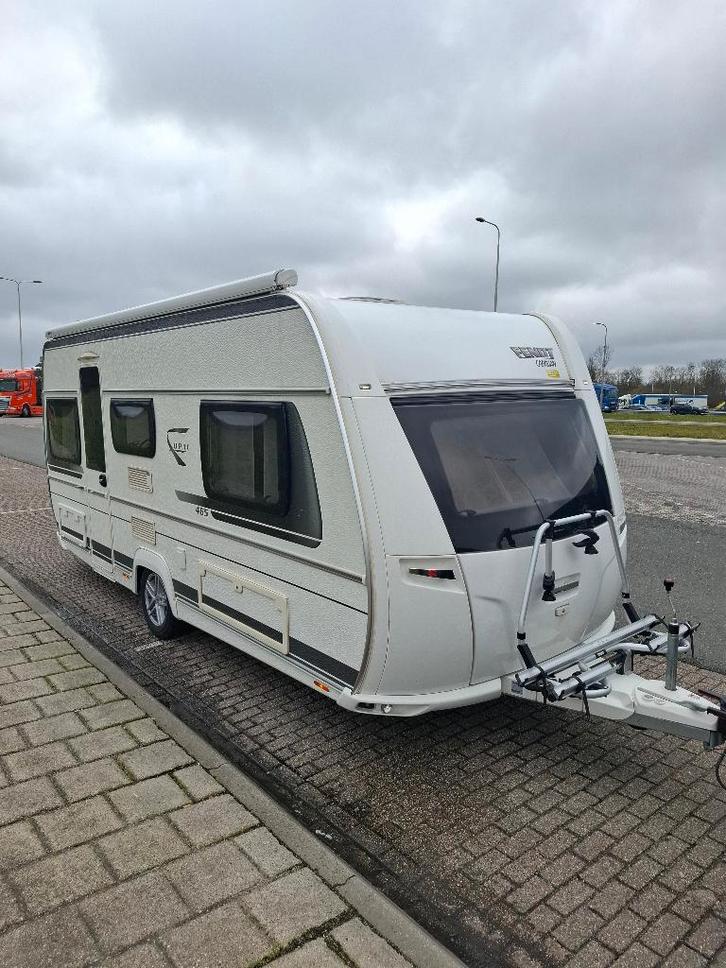 Fendt Opal 465 TG b.j 2018 (luifel,mover,fietsdrager), Caravans en Kamperen, Caravans, Particulier, tot en met 4, 1250 - 1500 kg