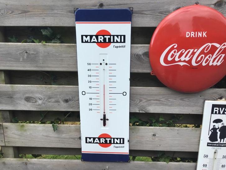 Martini emaillebord, Verzamelen, Merken en Reclamevoorwerpen, Gebruikt, Reclamebord, Ophalen