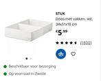 Ikea STUK - 34x51x10cm, Ophalen of Verzenden, Zo goed als nieuw, Eenpersoons, 200 cm
