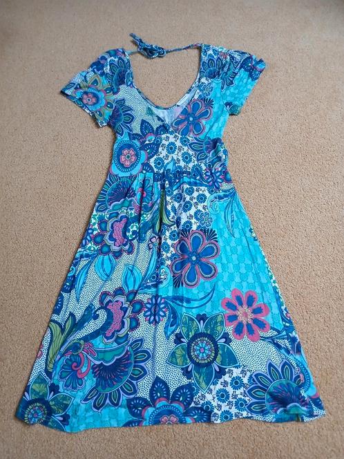 Sutherland zomerjurk blauw - XS, Kleding | Dames, Jurken, Zo goed als nieuw, Maat 34 (XS) of kleiner, Blauw, Ophalen of Verzenden