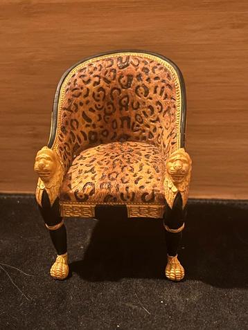 Poppenhuis Stoel - Raine Leopard 1:12 beschikbaar voor biedingen