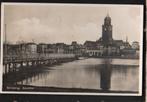 Deventer, 2x. Schipbrug & De Waag (1933/ca 1930), Verzamelen, Ansichtkaarten | Nederland, Gelopen, Ophalen of Verzenden, Overijssel