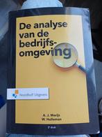 A.J. Marijs - Analyse van de bedrijfsomgeving, Ophalen of Verzenden, Zo goed als nieuw, A.J. Marijs; W. Hulleman