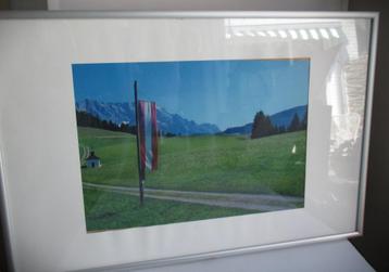 Oostenrijk~echte foto achter glas in metalen lijst~46 x 30 beschikbaar voor biedingen