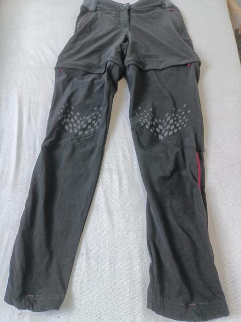 Zwarte afritsbare wandelbroek XS-S Decathlon, Sport en Fitness, Bergsport en Wandelen, Zo goed als nieuw, Kleding, Ophalen of Verzenden