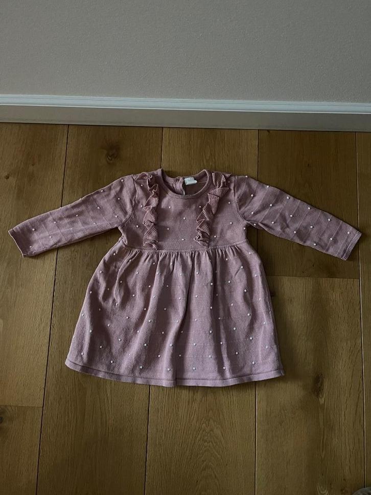 H&M gebreide jurk, Kinderen en Baby's, Babykleding | Maat 86, Nieuw, Meisje, Jurkje of Rokje, Verzenden