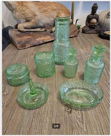 Groene Val Saint Lambert toiletset beschikbaar voor biedingen