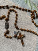 Rozenkrans rozenhout  religie antiek, Ophalen of Verzenden, Zo goed als nieuw