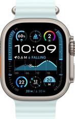 Apple Watch Ocean band ice blue natural titanium | 45 MM, Bandje, Apple Watch ⌚️, ., Nieuw
