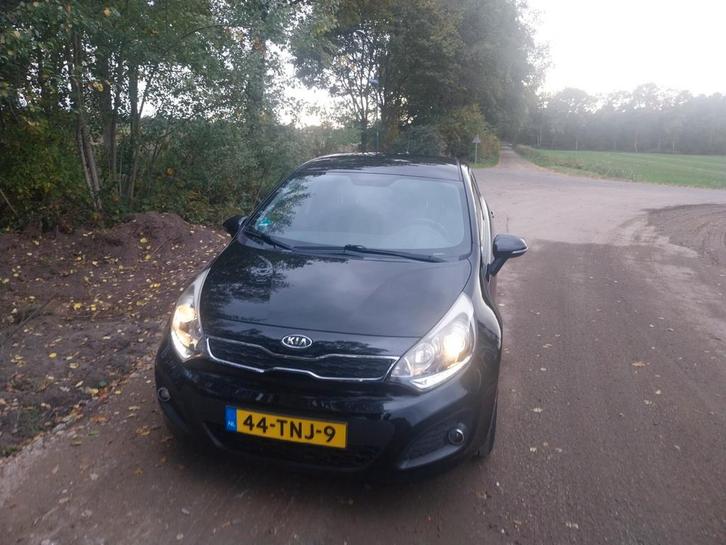 Kia Rio 1.2 I 5DRS 2012 Zwart, Auto's, Kia, Particulier, Rio, Benzine, A, Hatchback, Handgeschakeld, Origineel Nederlands, Zwart