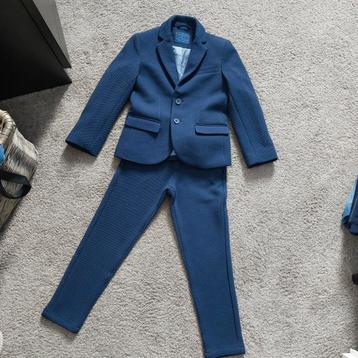 Blauwe We Fashion blazer & pantalon, maat 122- 128 beschikbaar voor biedingen