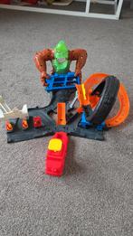 Hot Wheels Gorilla Attack Racebaan, Ophalen, Racebaan, Zo goed als nieuw, Hot Wheels