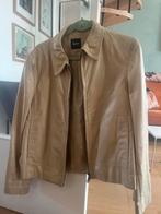 Hugo Boss Leren Jas Beige - Heren maat 48, Ophalen of Verzenden, Zo goed als nieuw, Maat 48/50 (M), Beige