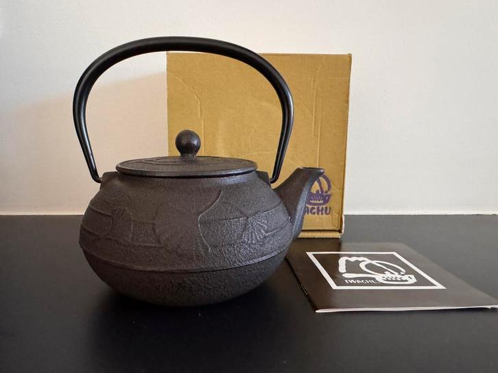 11-216AB  Prachtige gietijzeren theepot van Iwachu, 0,8 L, Huis en Inrichting, Keuken | Servies, Nieuw, Overige typen, Overige stijlen