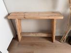 Houten sidetable - Landelijke Stijl, Huis en Inrichting, Tafels | Sidetables, Ophalen, 50 tot 100 cm, Zo goed als nieuw, Minder dan 25 cm