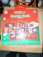 Partij Kerst scratch kaarten 4x 19,5x19,5cm, Diversen, Kerst, ., Nieuw, Ophalen of Verzenden, .