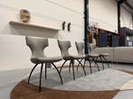4 Nieuw Leolux Callas eetkamerstoel Senso Mist Design stoel, Huis en Inrichting, Stoelen, Leolux, Overige kleuren, Nieuw, Ophalen of Verzenden