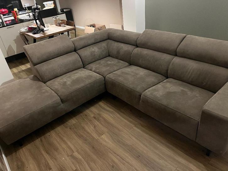 Hoekbank, Huis en Inrichting, Banken | Bankstellen, Zo goed als nieuw, Hoekbank, Vierpersoons of meer, 250 tot 300 cm, 75 tot 100 cm