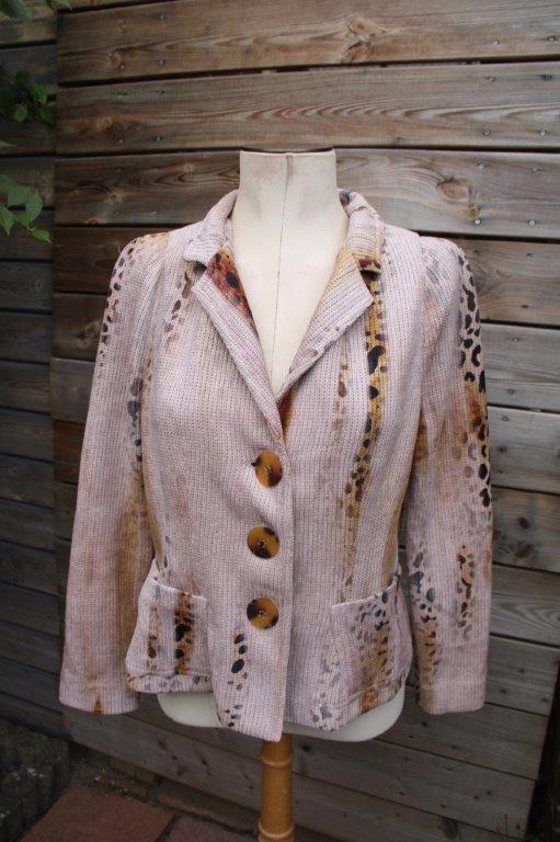 Jasje/ Vest beige bruin ML Collections mt 44 Vaste prijs, Kleding | Dames, Jasjes, Kostuums en Pakken, Zo goed als nieuw, Jasje