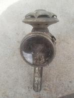 Antieke fietslamp / kaarslamp, Antiek en Kunst, Ophalen of Verzenden